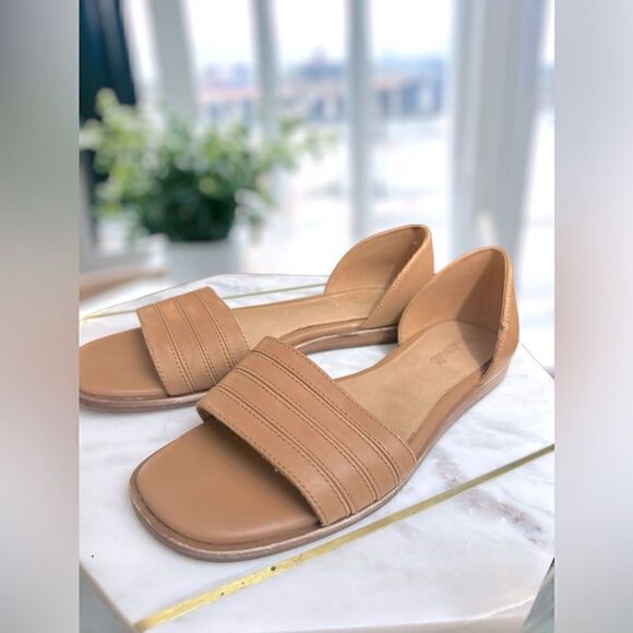 MADEWELL The Nelda d'Orsay Flat Sandals Size 10 - Picture 5 of 14